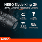 LINTERNA SLYDE KING 2K MOD. NEB-WLT-1003-G - Imagen 7
